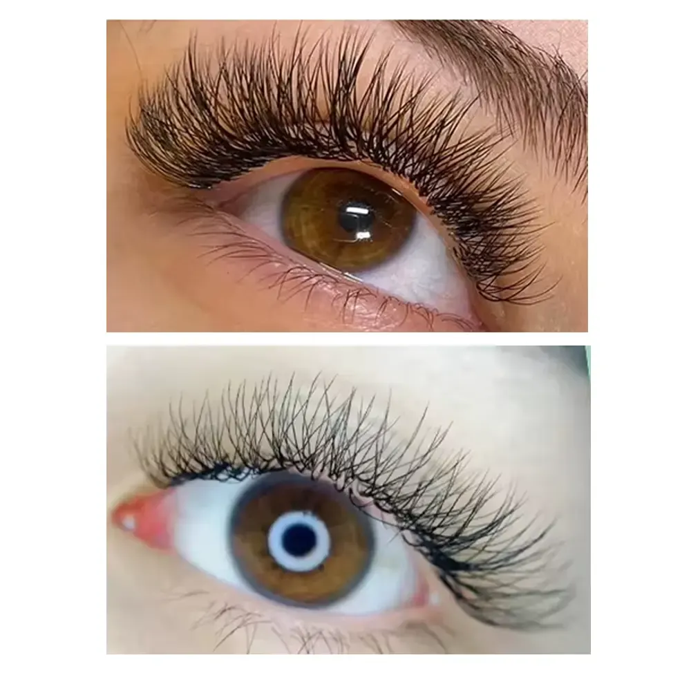 3D Spacing W False Eyelashes Dense Professional Customized Smaller 0.07 mm Eye Lash Extensions Lash Trays